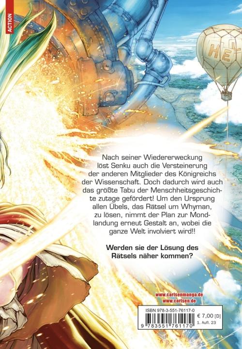 Actual product image Dr. Stone 23 (German, Riichiro Inagaki, Boichi, 2023)