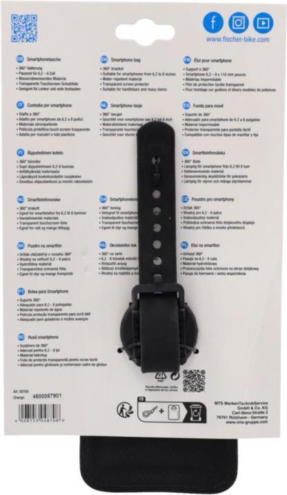 Image du produit Fischer Étui pour smartphone Terra (Sacoche de guidon)