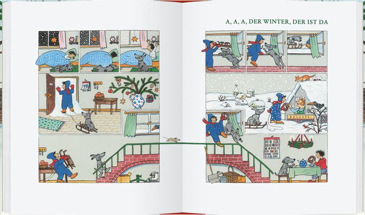 Produktbild Das Hausbuch der Weihnachtszeit (Deutsch, Rotraut Susanne Berner, 2007)