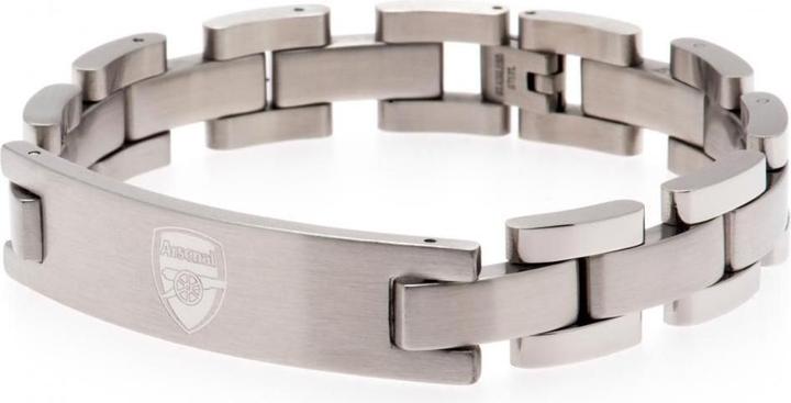 Actual product image Arsenal FC Engraved Bracelet (22 cm, 100% synthetic material)