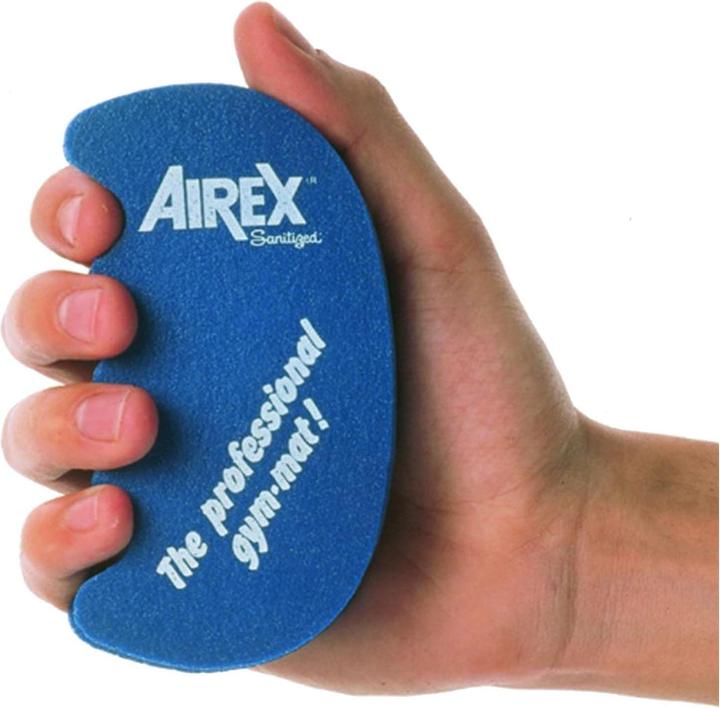 Actual product image Airex Hand trainer blue with logo