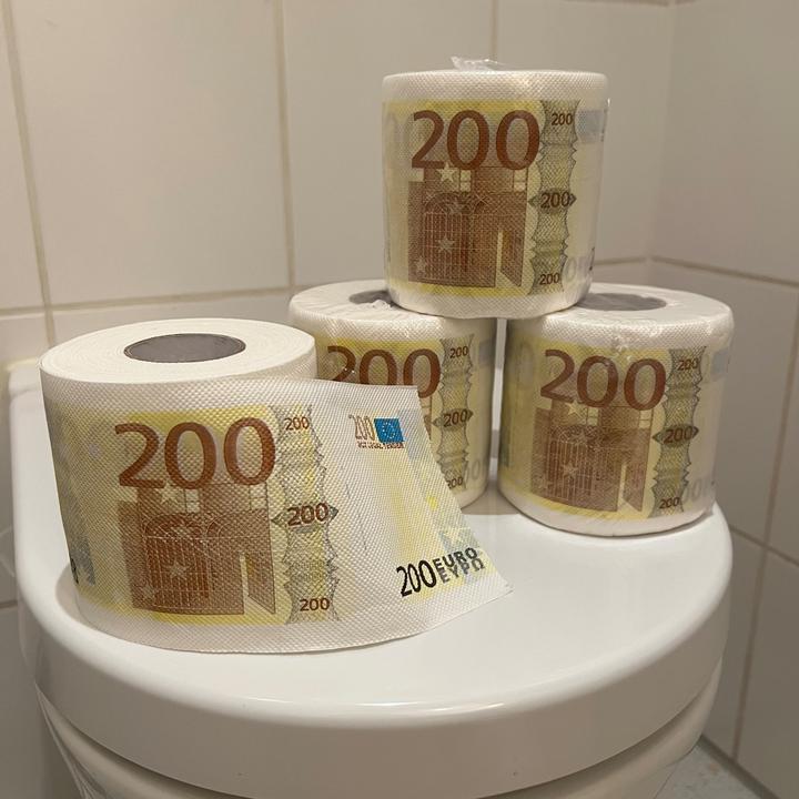 Produktbild Thumbs Up Mad Monkey Toilettenpapier "200Euro" weiss (1 x)