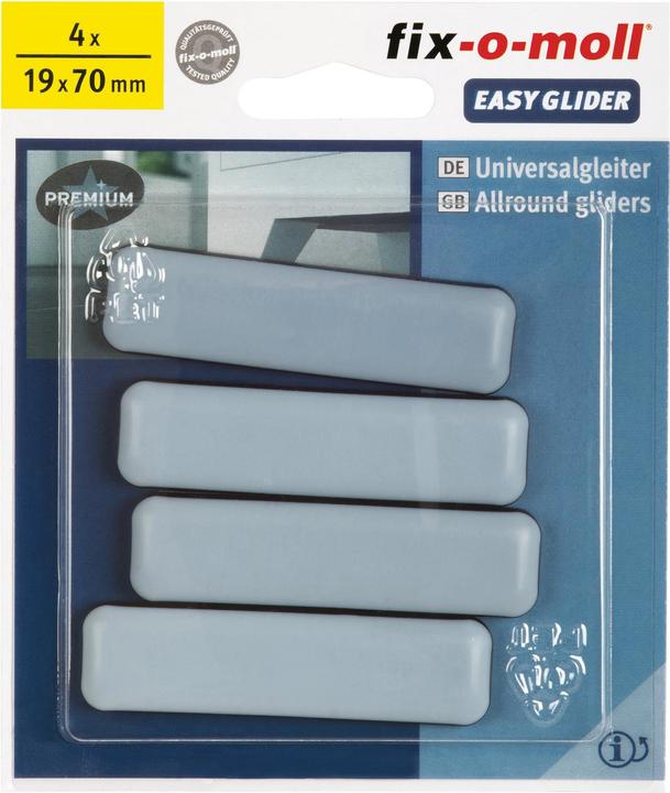 Actual product image Fix-o-moll universal glider (Universal glider, 4 Piece)