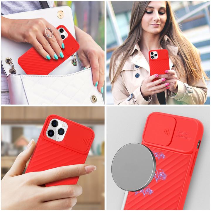 Immagine prodotto Cadorabo Cover in TPU con protezione della fotocamera (Apple iPhone 11 Pro Max)