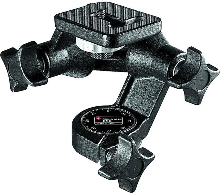 Manfrotto 056, 3D Junior tilt head (3-way Panhead)