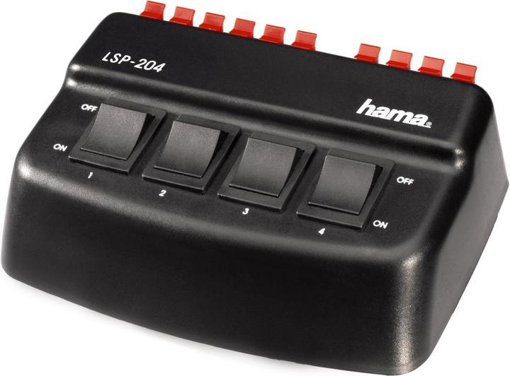 Hama LSP-204 Lautsprecher-Umschaltpult (Audio Switch)
