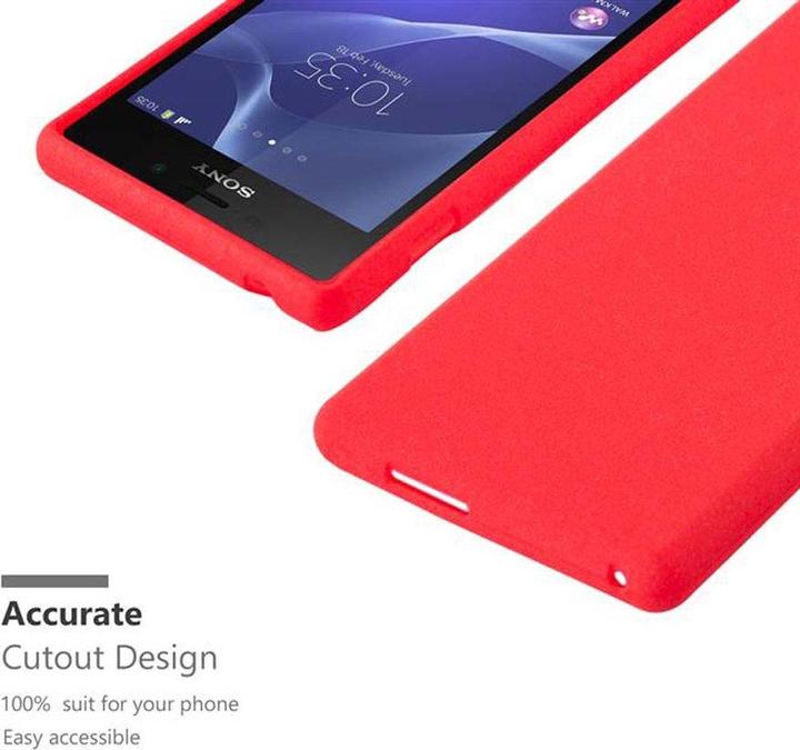 Image du produit Cadorabo Couverture TPU givrée (Sony Xperia M2 Aqua, Sony Xperia M2)