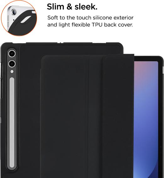 Image du produit Eiger Folio-Case mit Stylus-Halterung schwarz Storm 250m Stylus Case Black (Galaxy Tab S9+, Galaxy Tab S9 FE+, Galaxy Tab S10+)