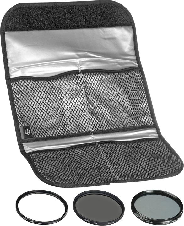 Actual product image Hoya Digital Filter Kit II (UV, CIR-PL & ND8) Filterset (49 mm, UV filter, Neutral density filter, Polarizing filter, 49 mm)