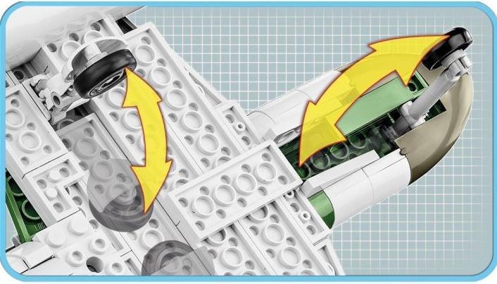 Actual product image Cobi Messerschmitt Me 262A