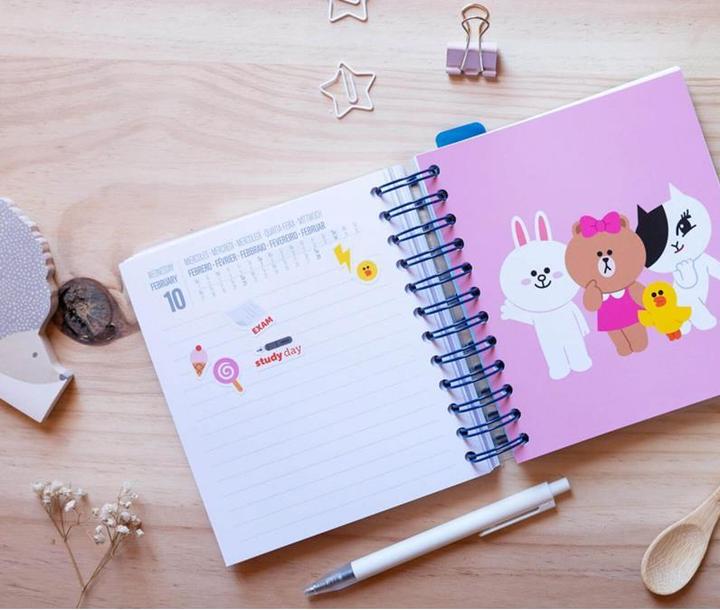 Produktbild Line Friends Kalender 2020 (Harter Einband, Deutsch, Spanisch, Französisch, Italienisch, Englisch)