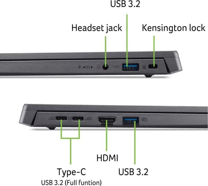 Actual product image Acer Aspire 3 i5-1334U 15.3 16GB 512GB NoOS (15.30", Intel Core i5-1334U, 16 GB, 512 GB, Eng. Int.)