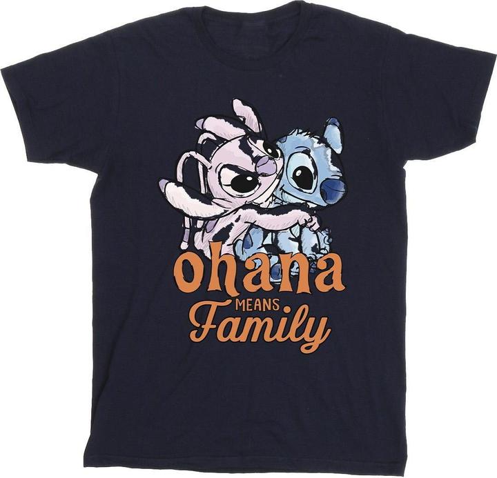 Immagine prodotto Disney Lilo And Stitch Ohana Angel Hug Maglietta Uomo (L)