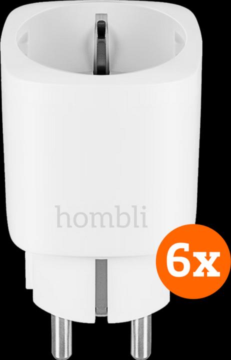Actual product image Hombli EU Smart Socket White 6-pack