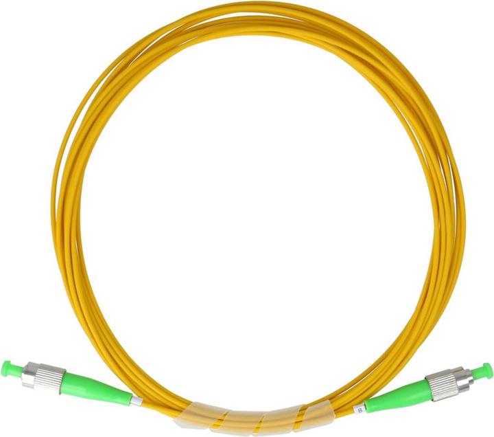 Image du produit BlueOptics Câble de brassage fibre optique Simplex FC-APC/FC-APC monomode 3 mètres (3 m)