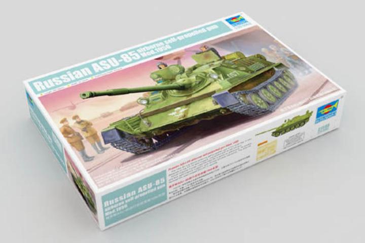 Actual product image Trumpeter ASU-85 airborne self-propelled gun Mod.