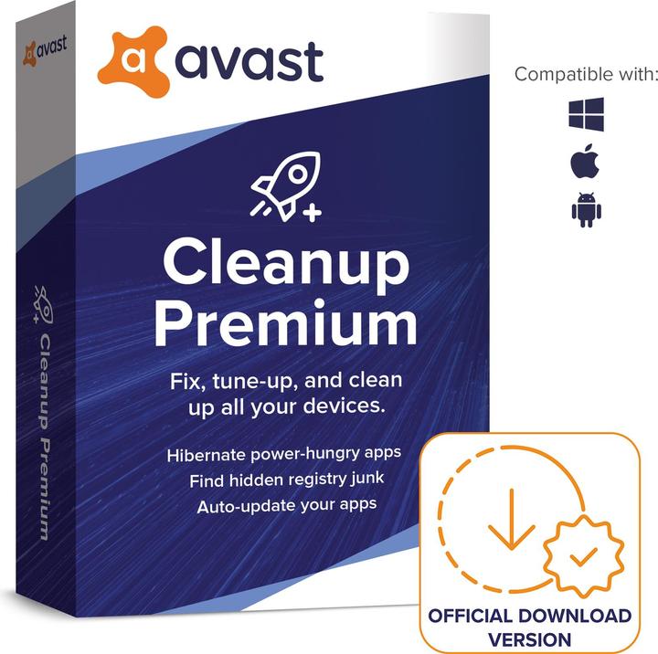 Avast Cleanup Premium (10 Utente, 10 Dispositivi/Utenti, 12 mesi)