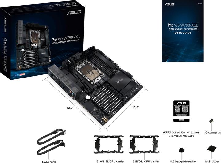 Actual product image ASUS PRO WS W790-ACE (LGA 4677, Intel W790, SSI CEB)