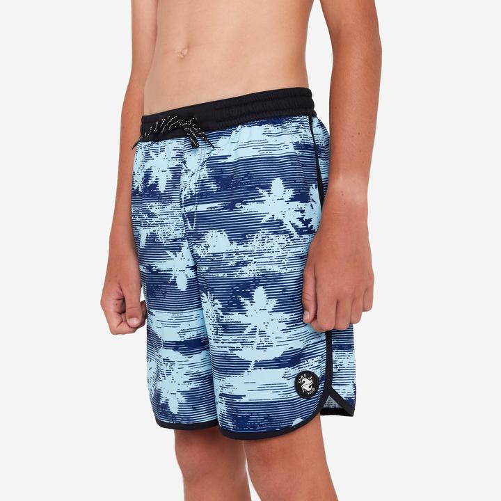 Actual product image Olaian Boardshorts Surfen Jungen 500 View blau (8, 9, 10)