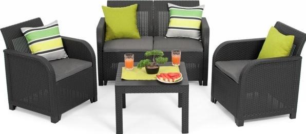 Produktbild Keter Rosalie 2 Sitze Sofa Lounge Set - Grau (249561)