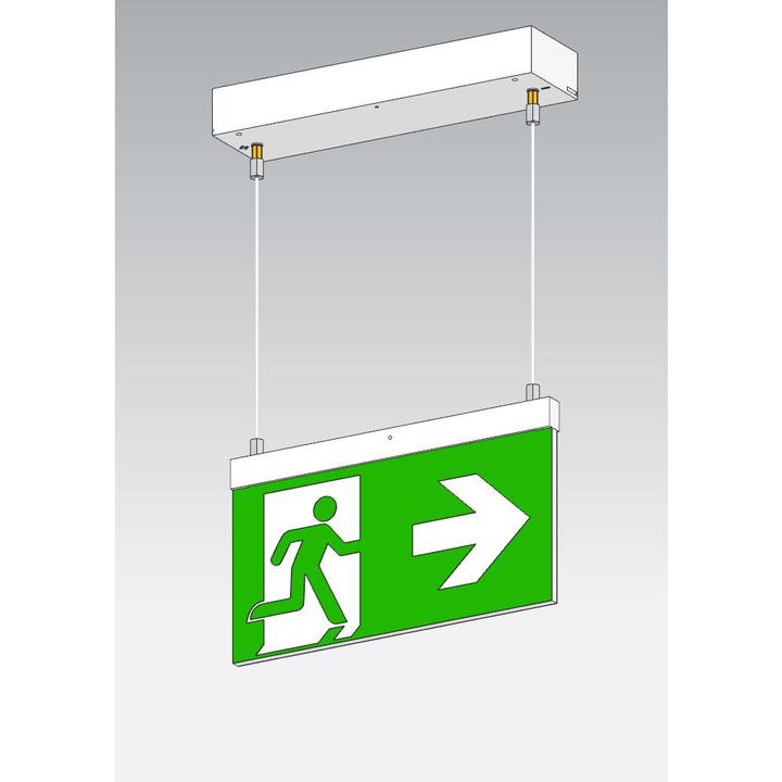 Actual product image Beltrona MEXM82504 LED emergency escape route lighting chain mounting