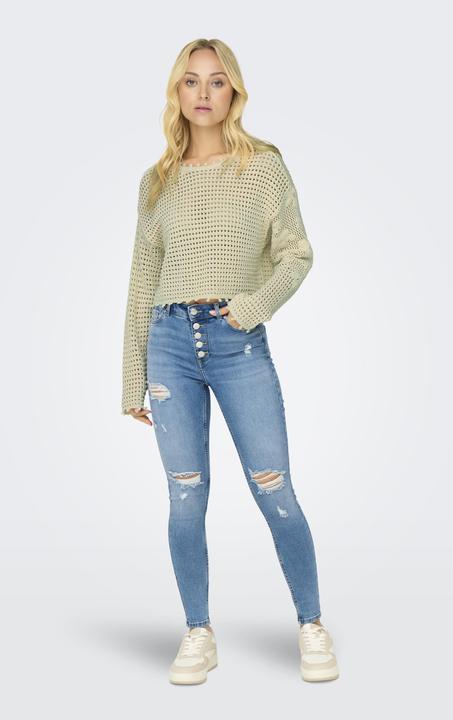 Produktbild Only Verkürzt Rundhals Pullover Strickpullover (XXL)