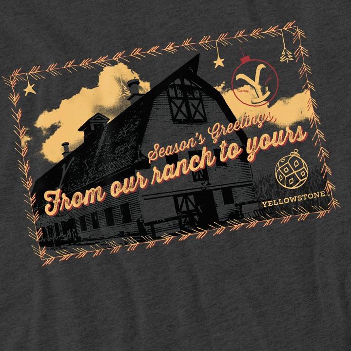 Produktbild Yellowstone Seasons Greetings From The TShirt weihnachtliches Design (M)