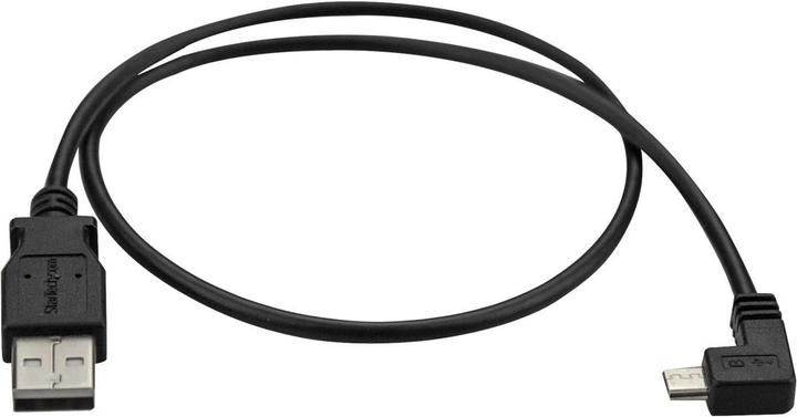Actual product image StarTech 0.5m Angled Micro USB Cable (0.50 m, USB 2.0)