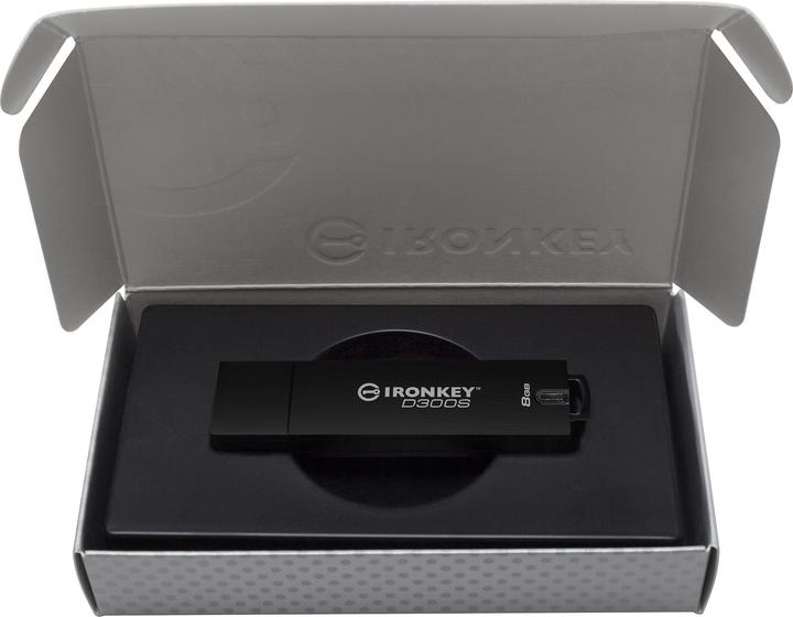 Immagine prodotto Kingston Unità USB crittografata D300S AES 256 XTS (8 GB, USB-A)