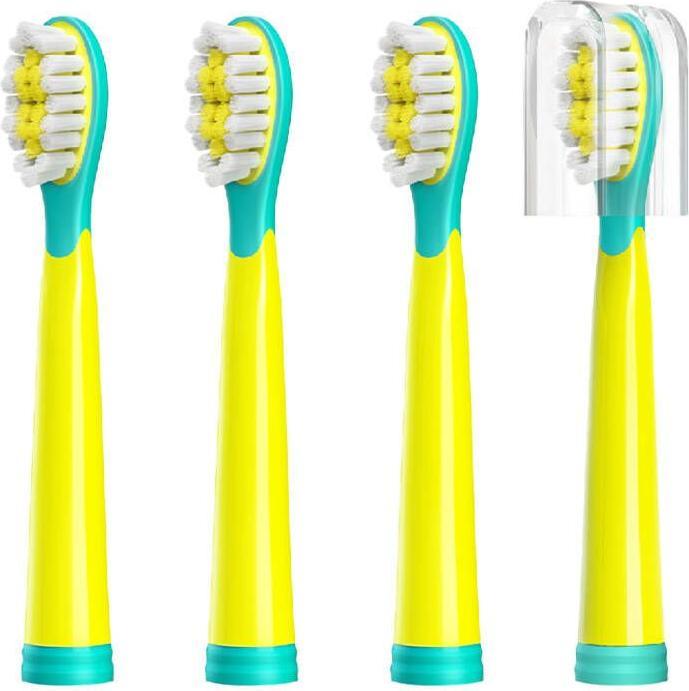 Bitvae Toothbrush tips BV 2001 (blue/yellow) (4 x)