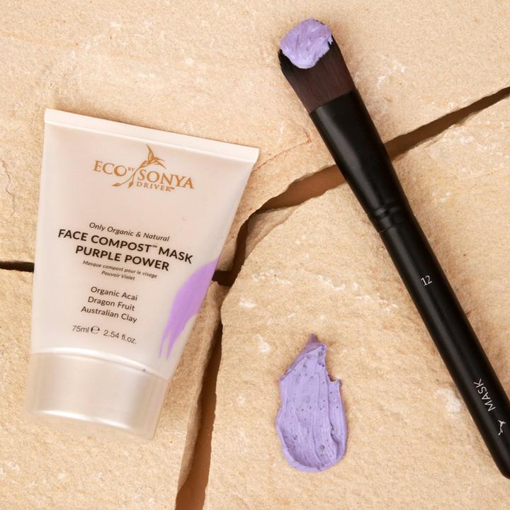 Produktbild Eco by Sonya Organic Face Compost Mask Purple Power - Aufhellende & beruhigende Gesichtsmaske (75 ml)
