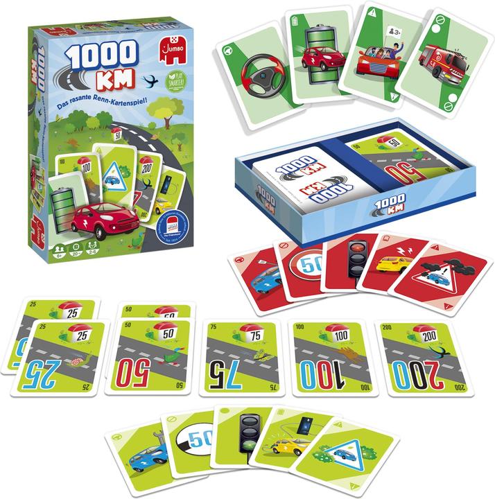 Actual product image Jumbo 1000 KM Card Game (German)