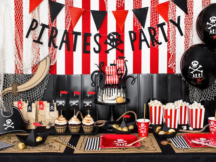 Immagine prodotto Partydeco Posate in legno con motivi neri (18 x)