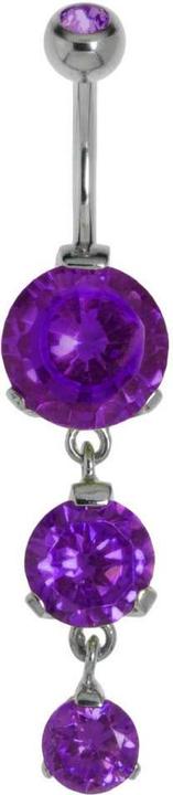Bijouteria Bauchpiercing (Edelstahl, Messing, Kristall)