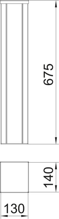Immagine prodotto OBO Bettermann OBO ISSHS140700 Colonna per installazione a pavimento 14 0x133x675 bianco puro