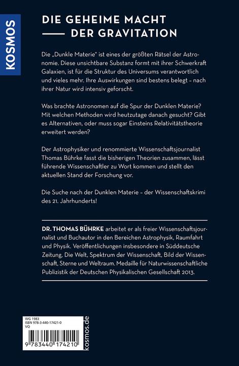 Immagine prodotto Kosmos Was ist Dunkle Materie? (Tedesco, Thomas Bührke, 2022)