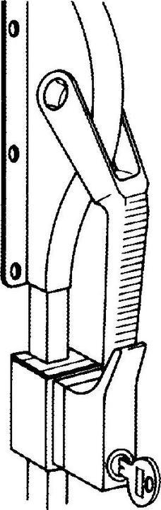 Actual product image Fuhr Espagnolette bolt (1 pcs.)