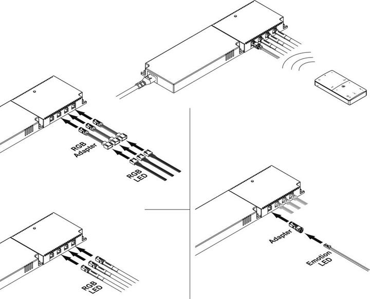 Immagine prodotto L&S Modulo di controllo a 1 canale Mec Driver 24 V RGB/Emotion