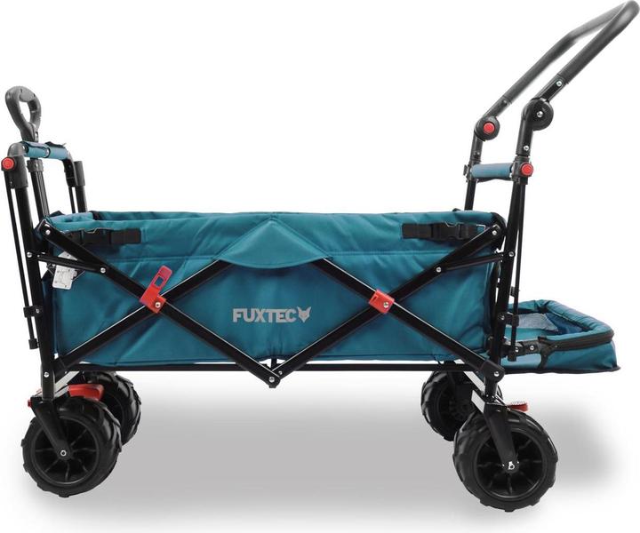 Image du produit Fuxtec Strand-Bollerwagen FX-CTB800 mit UV-geschütztem Sonnendach,Schiebegriff & Innenraumverlängeru