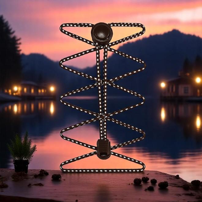 Produktbild LaceGodZ 1 Paar ReflectPro Series elastische, stark reflektierende Schnürsenkel (100 cm)