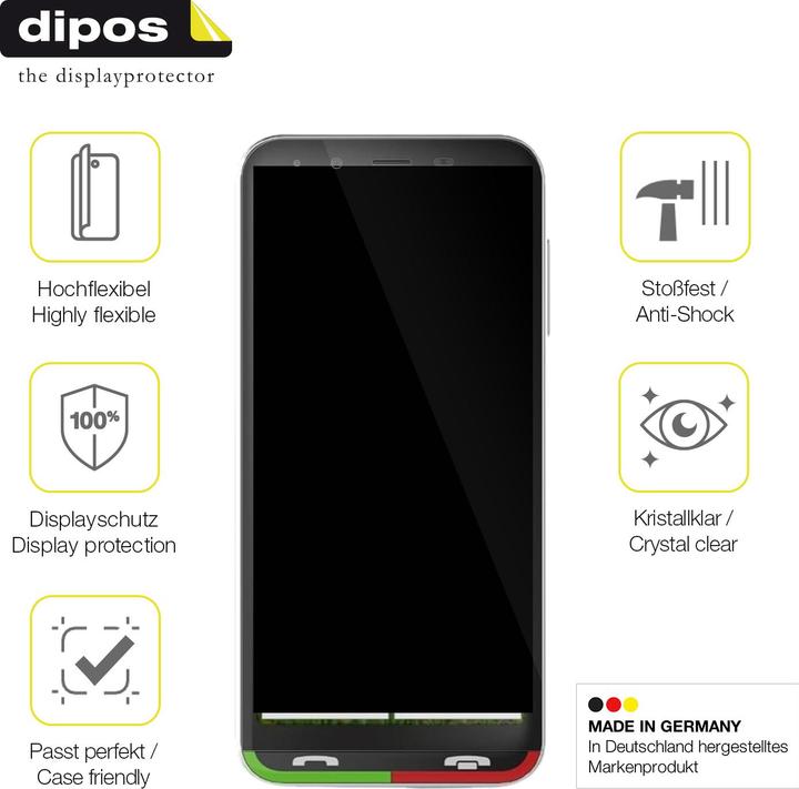 Immagine prodotto Dipos 3D Full-Cover Pellicola Protettiva (1 Pezzo/i, Emporia SUPEReasy)