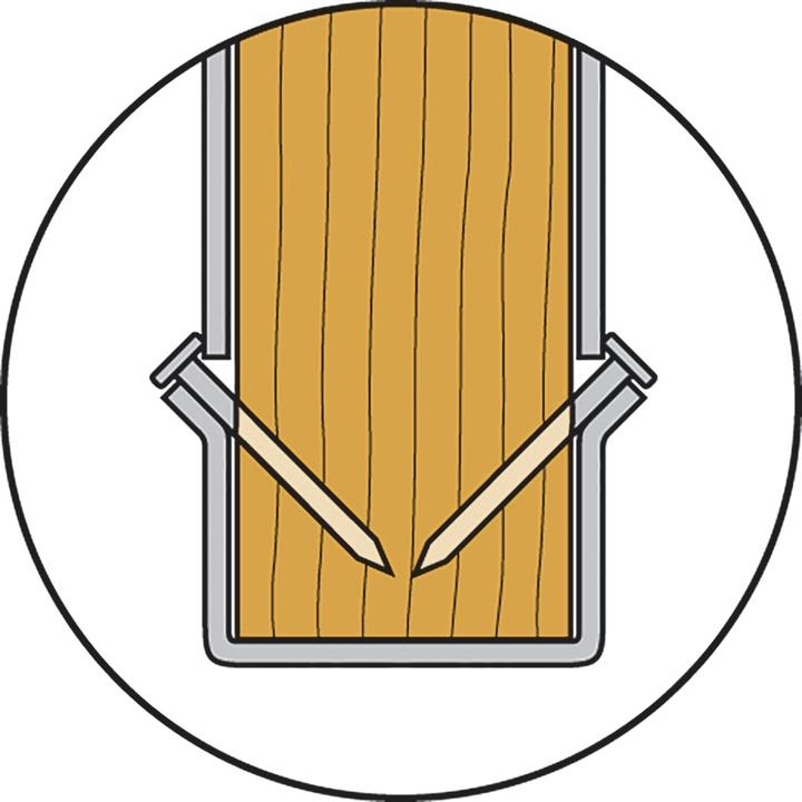 Actual product image Simpson Sst Comb nails (250 Piece, 40 mm)