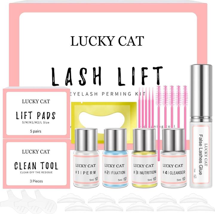 Lucky Cat Wimpernlifting Set (Künstliche Wimpern)