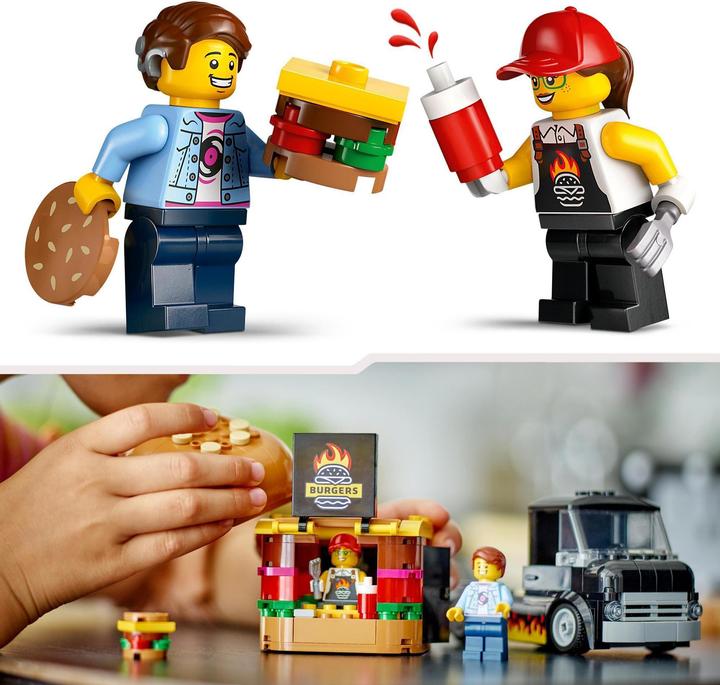Immagine prodotto LEGO Camioncino degli hamburger (60404, LEGO City)