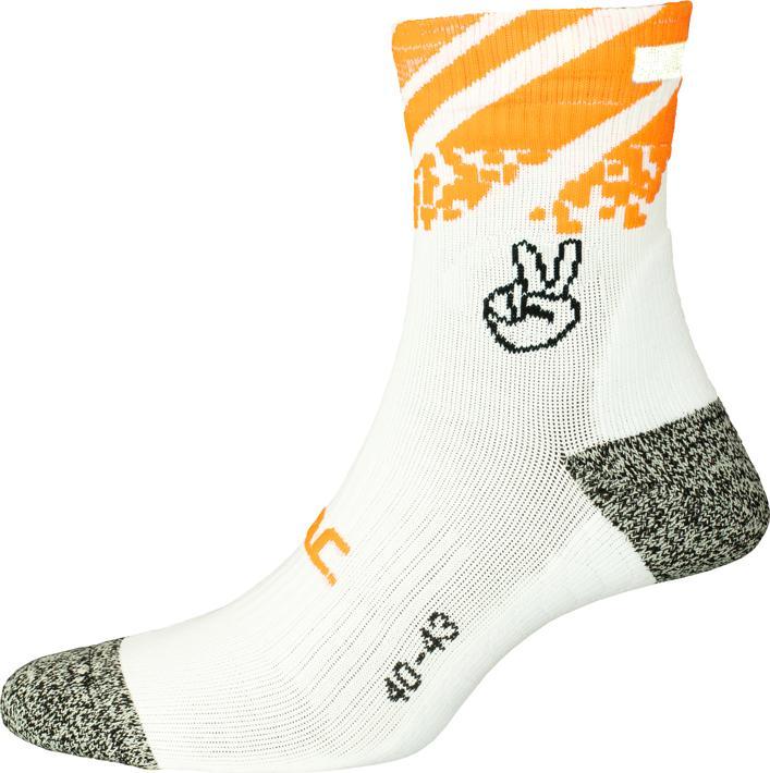 Néon blanc orange