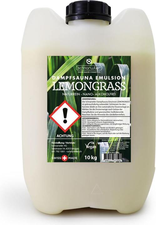 Image du produit Schnarwiler Dampfsauna Emulsion LEMON GRASS