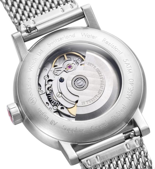Actual product image Mondaine Evo2 - Automatic (Analogue wristwatch, 40 mm)
