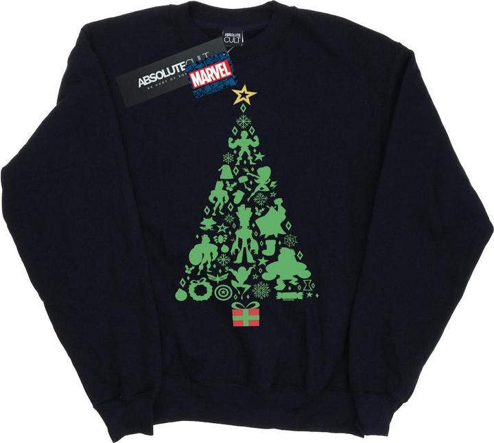 Immagine prodotto Avengers Christmas Tree Felpa Uomo (XXL)
