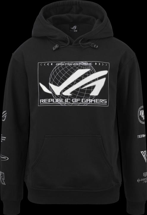 Actual product image ASUS ROG Hoodie CJ1200 XL Black (XL)