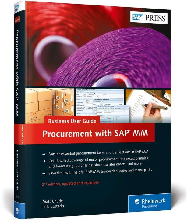 Actual product image Procurement with SAP MM: Business User Guide (English, Luis Castedo, 2017)